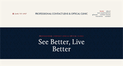 Desktop Screenshot of professionalcontactlensclinic.com