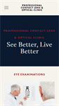 Mobile Screenshot of professionalcontactlensclinic.com